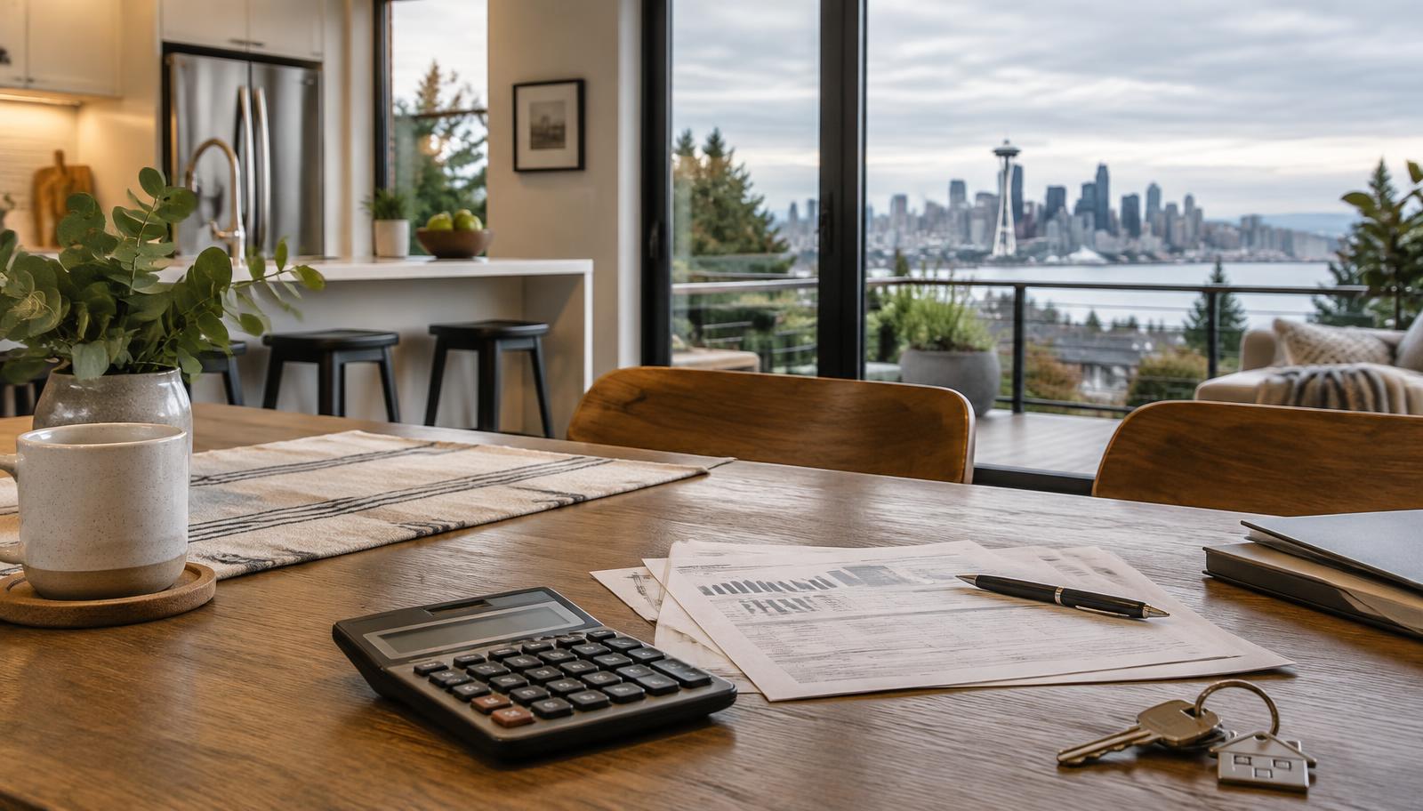 Seattle Cost of Living: Actual Monthly & Annual Bills (Concept illustration, not actual property or bill)