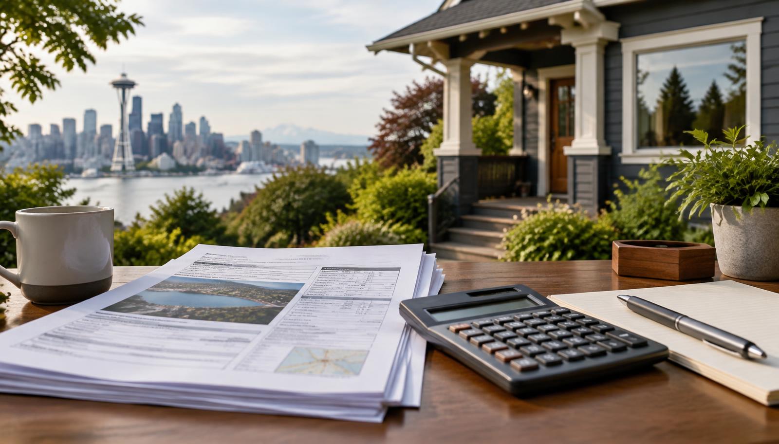 Seattle Property Tax: How to Estimate and Verify a Bill — concept illustration, not an actual listing or bill