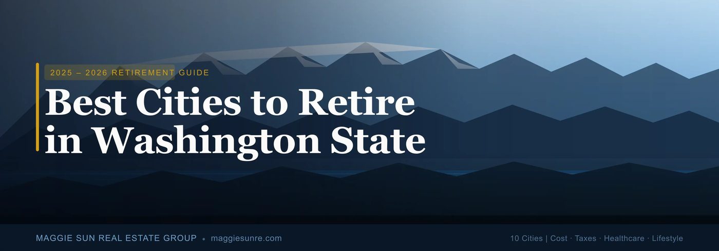 10 Best Cities to Retire in Washington State (2025–2026)