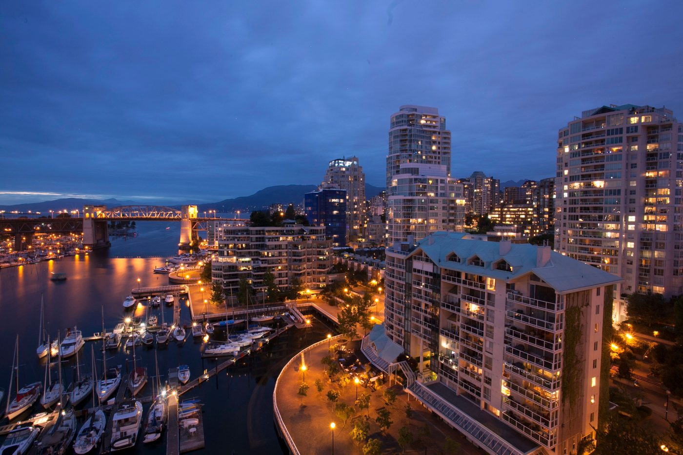 Bellevue condo towers at dusk — buyer's guide