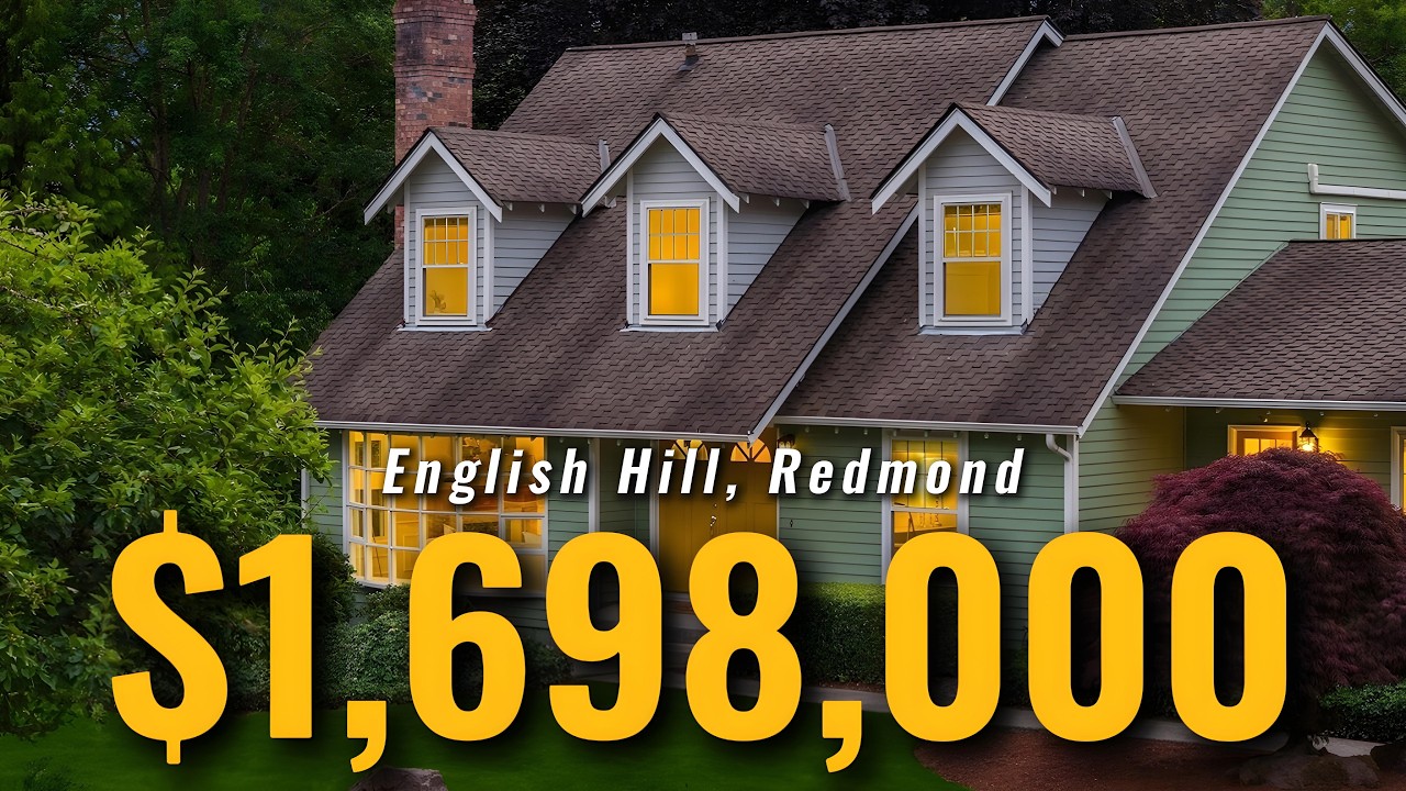 Video: $1.7M in Redmond?! Huge Lot, 10/10 Schools, and a Sunroom Paradise☀️