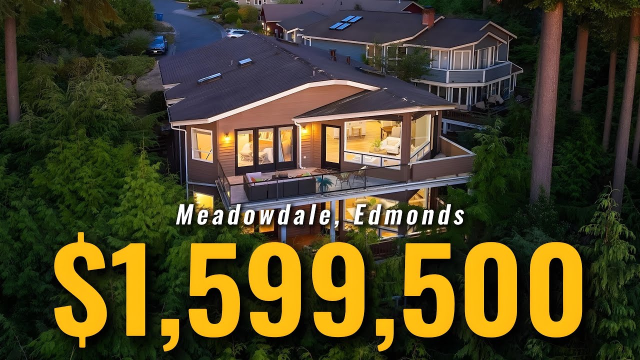 Video: Seattle Dream Home: Edmonds Hillside House with Puget Sound & Olympic Mountains Views⛰️