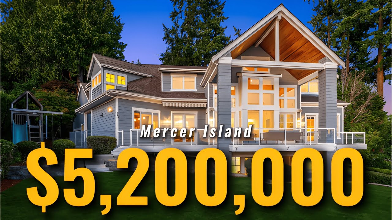 Video: This $X Million Mercer Island Home Has It All – Lakefront, Theater, Wine Room!