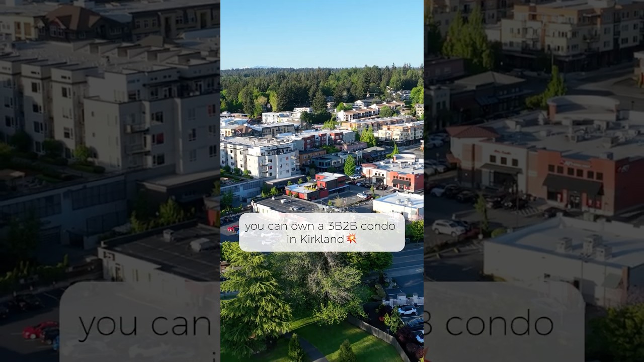 Video: Yes, a Kirkland Condo for Just $300K! #buyinghome #realestate #seattle #home #condo #kirkland