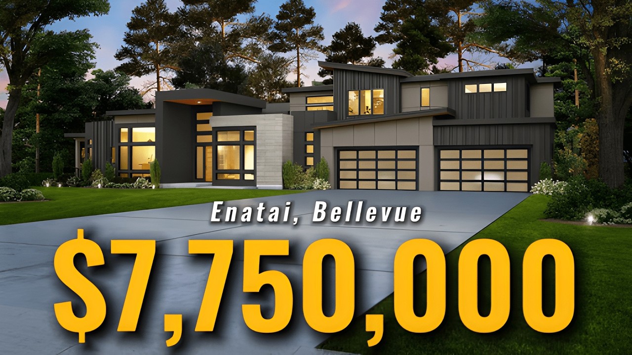 Video: Inside a $7.75M Bellevue Enatai Mega Home — 7,920 SQFT of Luxury